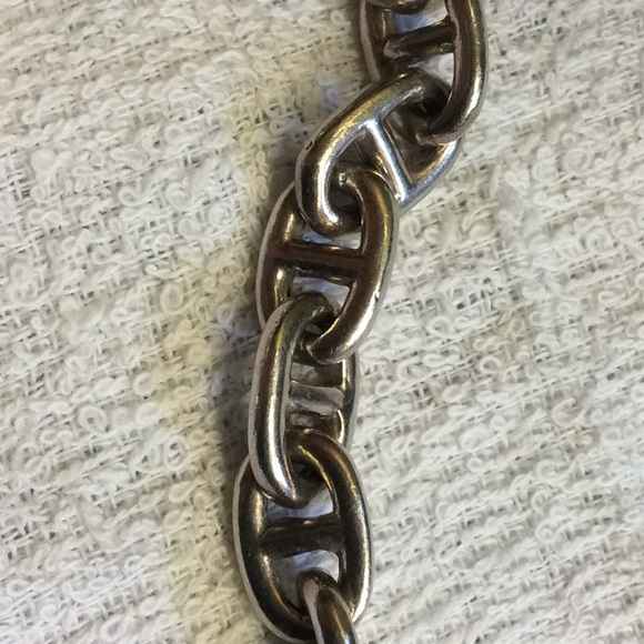 Sterling silver chain anchor bracelet - Picture 3 of 9